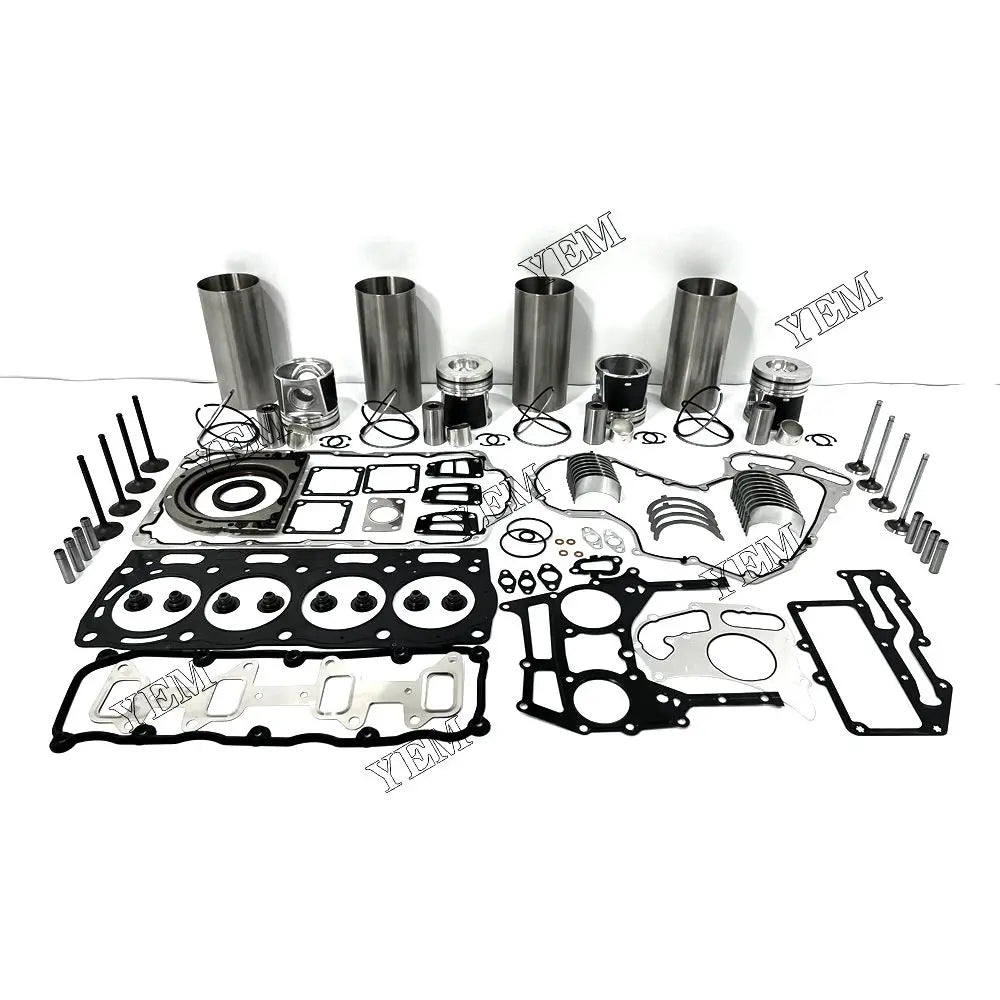 competitive price Engine Overhaul Rebuild Kit With Gasket Bearing Valve Set For Caterpillar C4.4-DI excavator engine part YEMPARTS