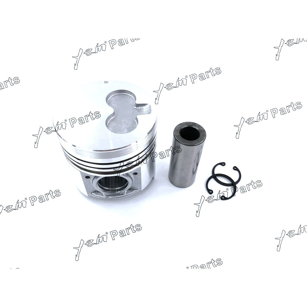 YEM Engine Parts Piston + Ring Kit Set Oversize 81mm (+0.50mm) For Isuzu 3KR1 x3 PCS (8-94414-745-0) Engine Parts For Isuzu