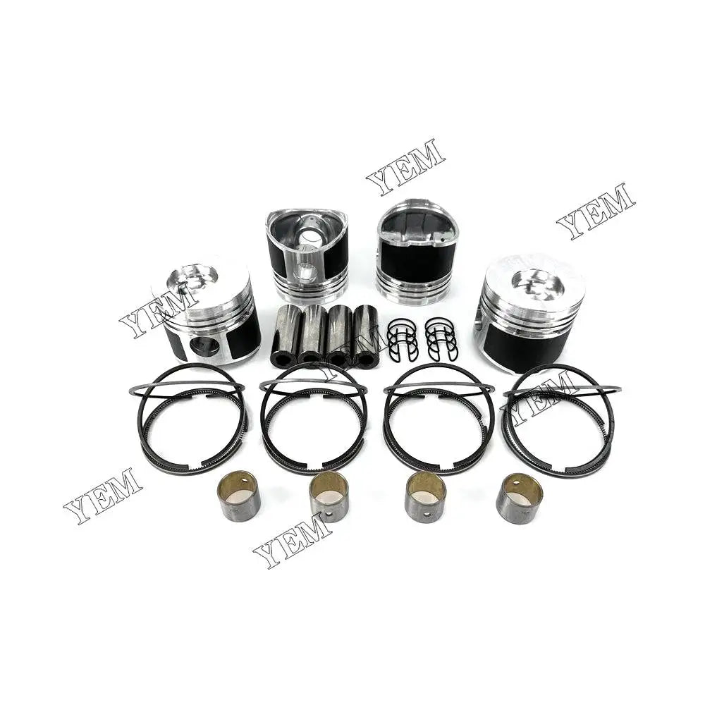 4X High performancePiston With Rings For Mitsubishi K4E-DI Engine YEMPARTS