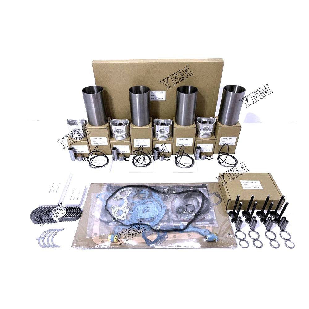 YEM Engine Parts Engine Rebuild Kit For Isuzu 4JG1T Mustang MTL20 Takeuchi TL140 Gehl CTL70 For Isuzu