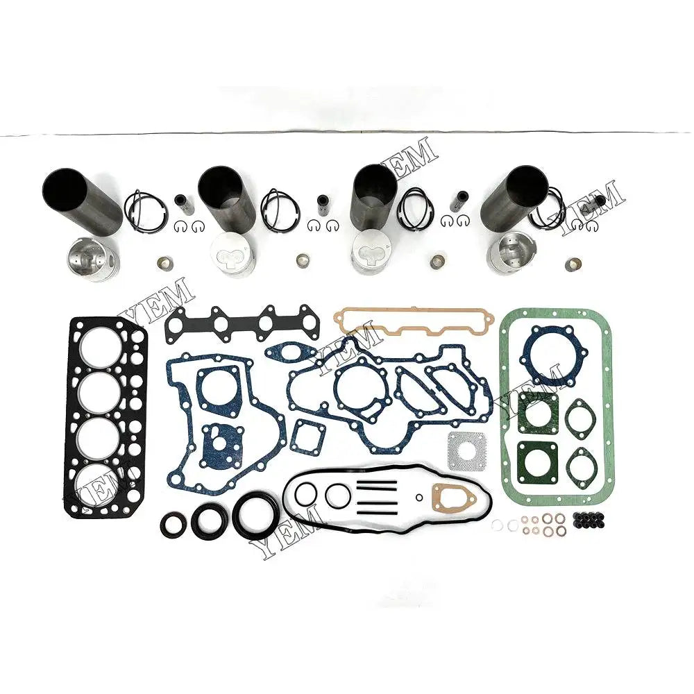 4X High performanceOverhaul Kit With Gasket Set For Mitsubishi K4E-IDI Engine YEMPARTS