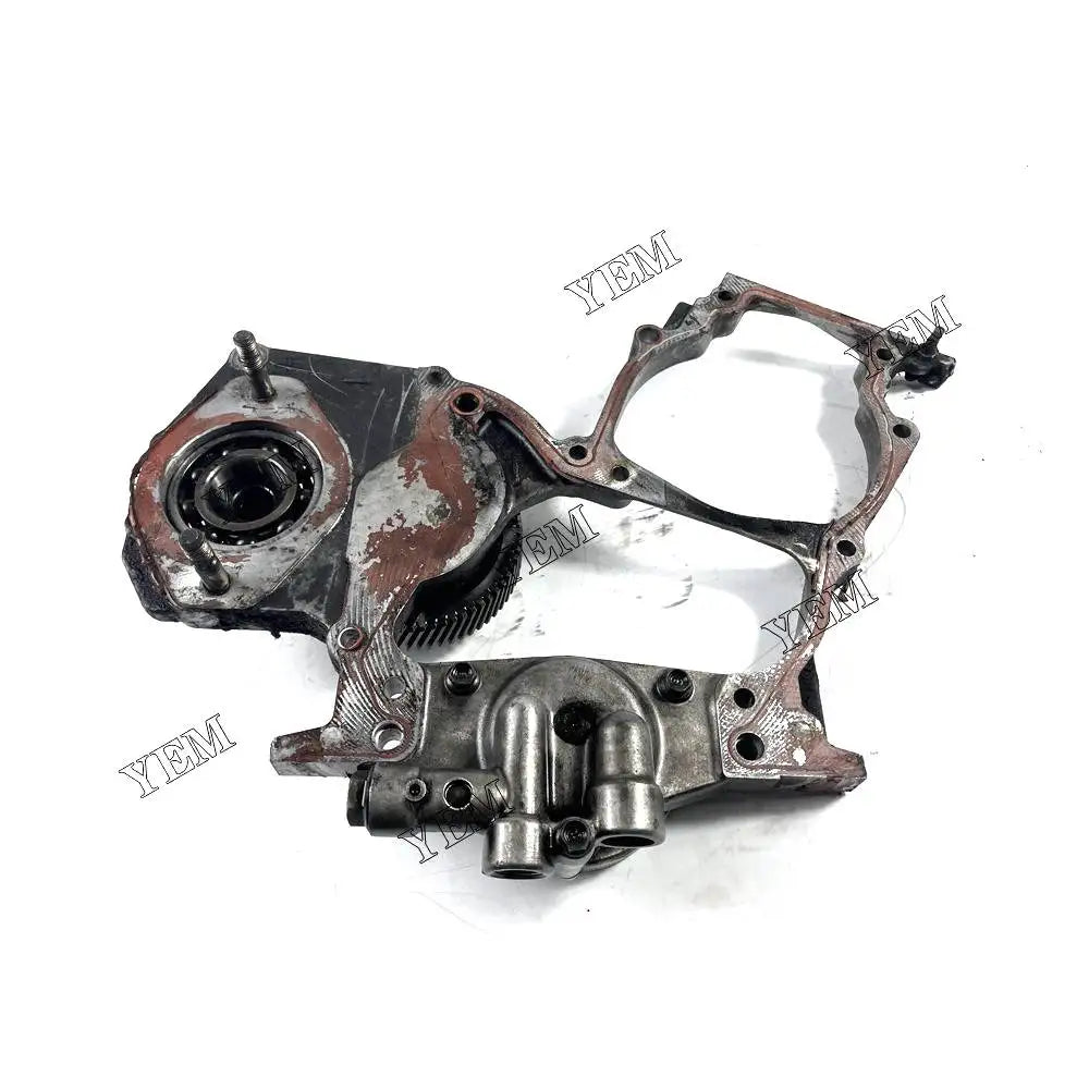 1 year warranty 4LB1 Timing Cover With Oil Pump For Isuzu engine Parts YEMPARTS