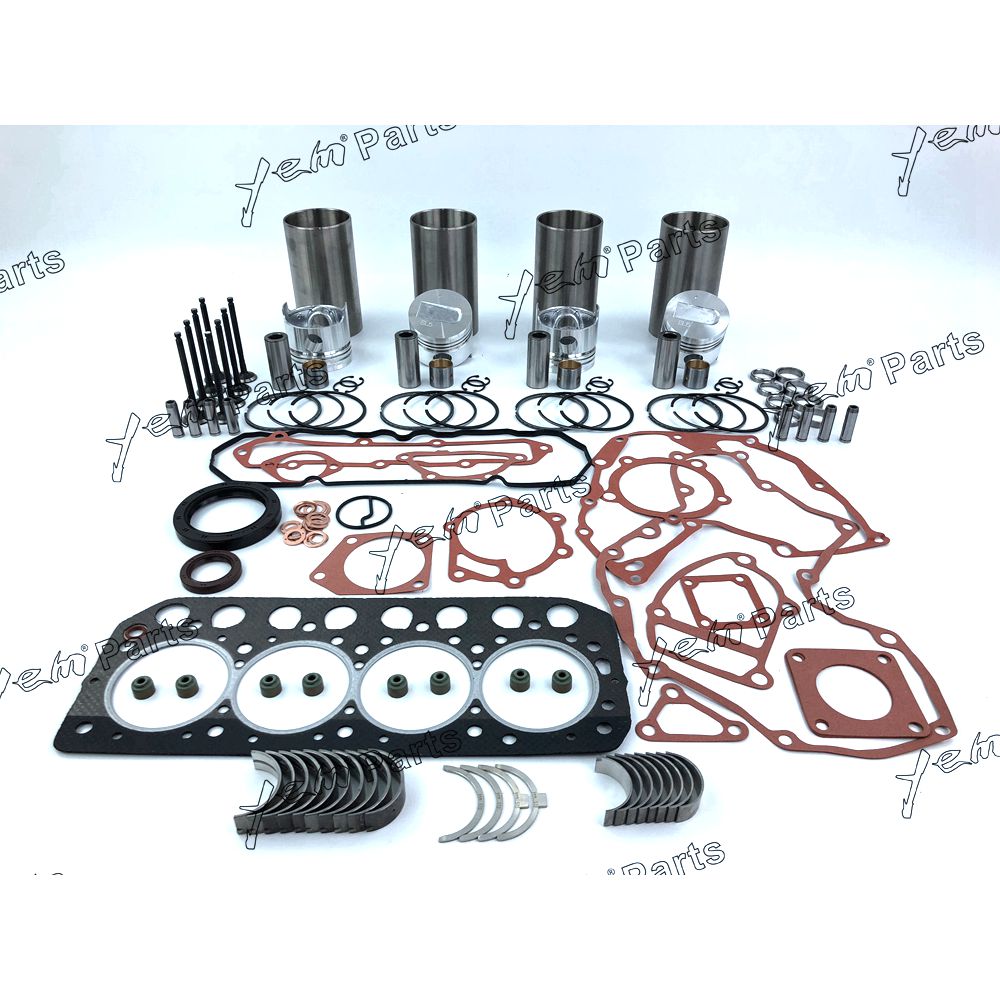 YEM Engine Parts S4L S4L2 overhaul rebuild kit For Mitsubishi piston bearing set Engine repair For Mitsubishi