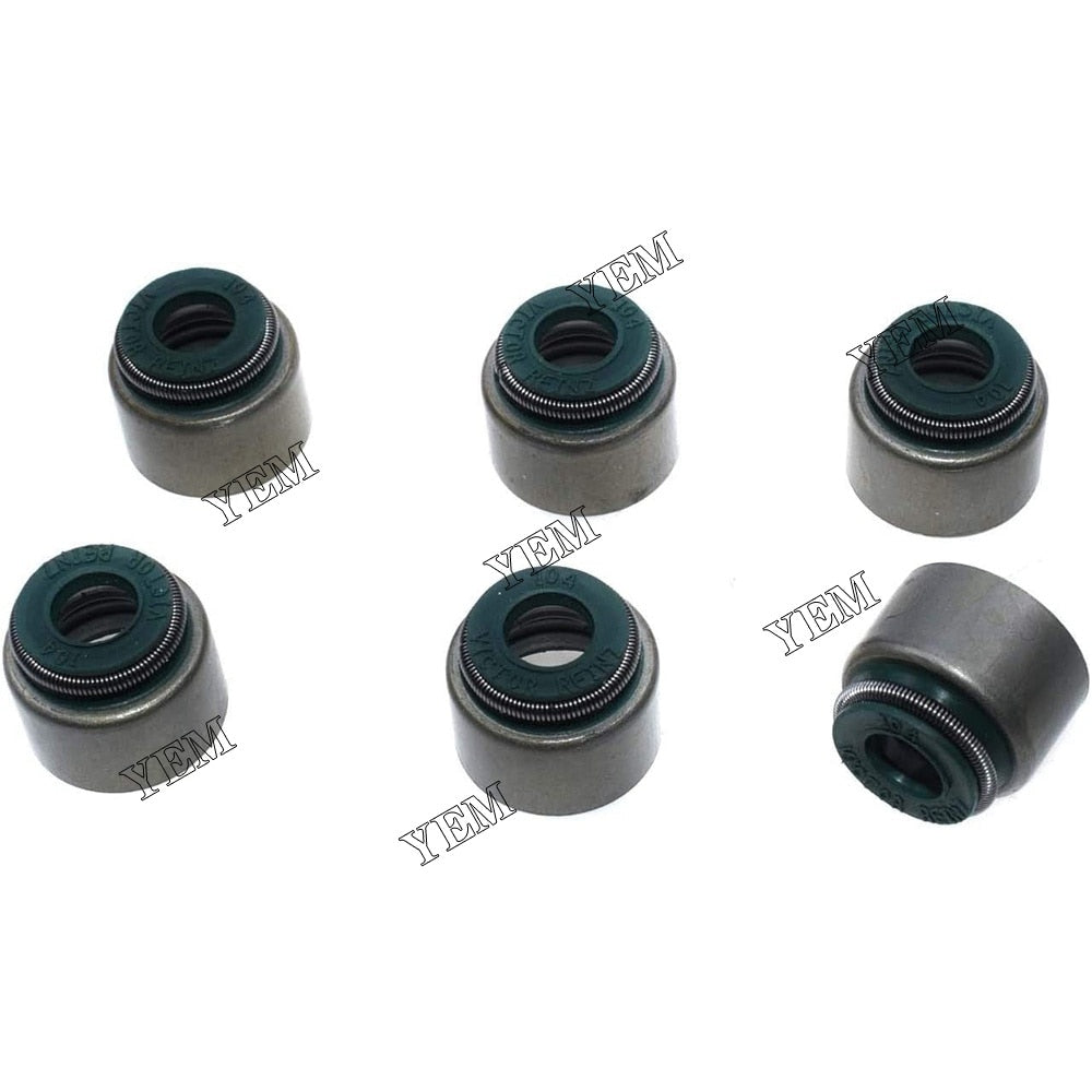 YEM Engine Parts Valve Seal 8 Pieces Fit For KUBOTA V1903 Engine For Kubota