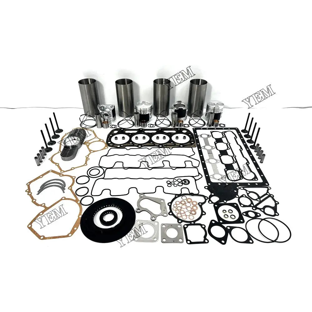 competitive price Engine Overhaul Rebuild Kit With Gasket Bearing Valve Set For Perkins 404C-22 excavator engine part YEMPARTS