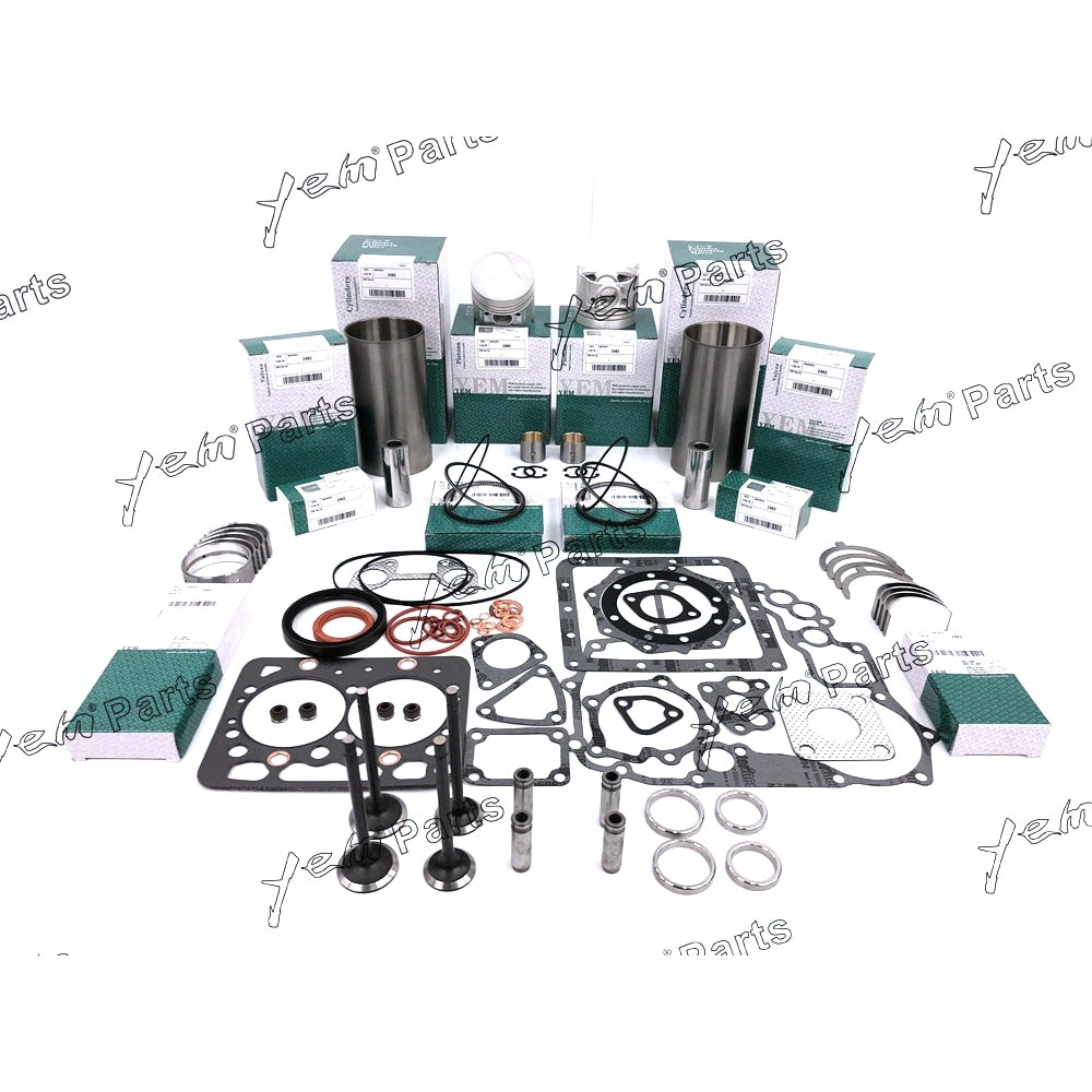 YEM Engine Parts Z500 ZB500 Overhaul Rebuild kit For Kubota Tractor B5000 B5001 B5100 For Kubota