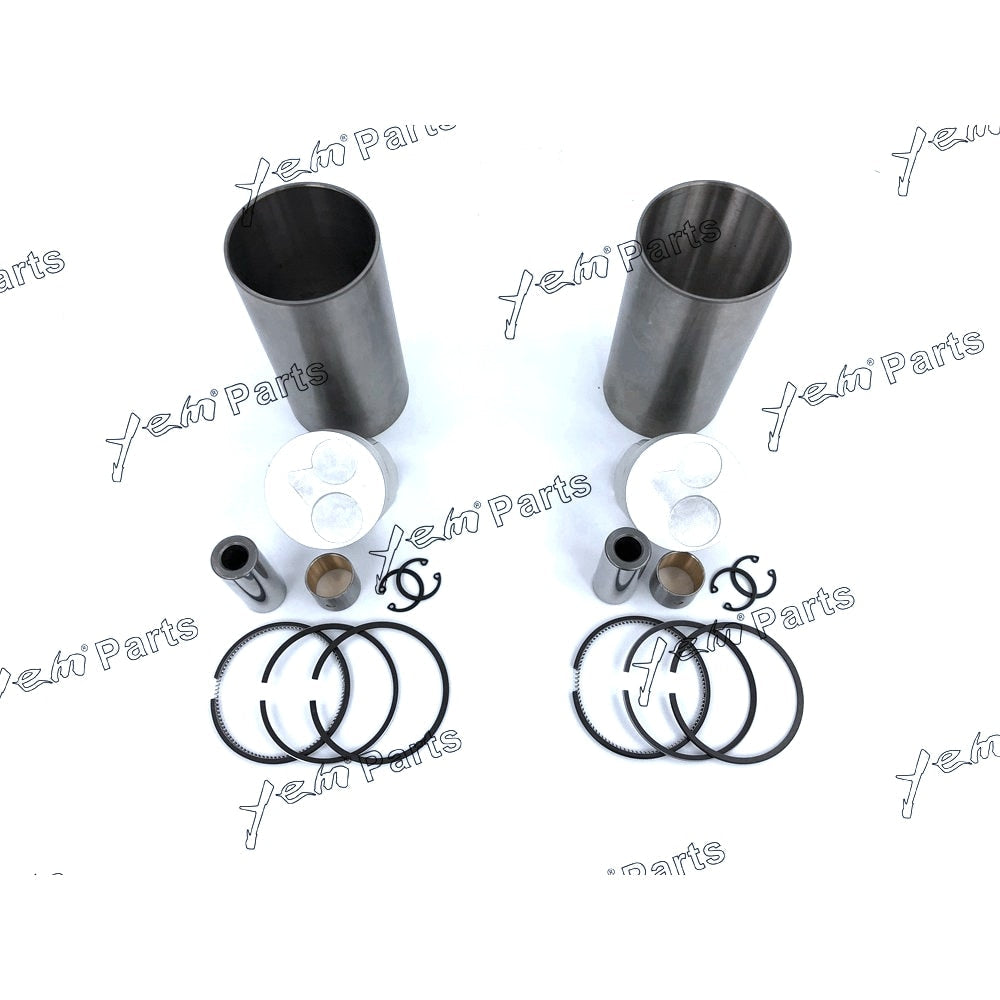 YEM Engine Parts Liner Piston Kit Set STD For Kubota Z482 (Liner x 2 + Piston x 2 + Ring x 2) Engine Parts For Kubota