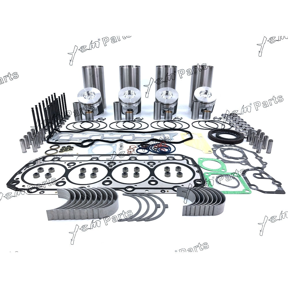 YEM Engine Parts For Komatsu WA90-3 WA90-5 WB70A-1 PC75R-2 PW75R-2 4TNV98 Overhaul Rebuild Kit For Komatsu