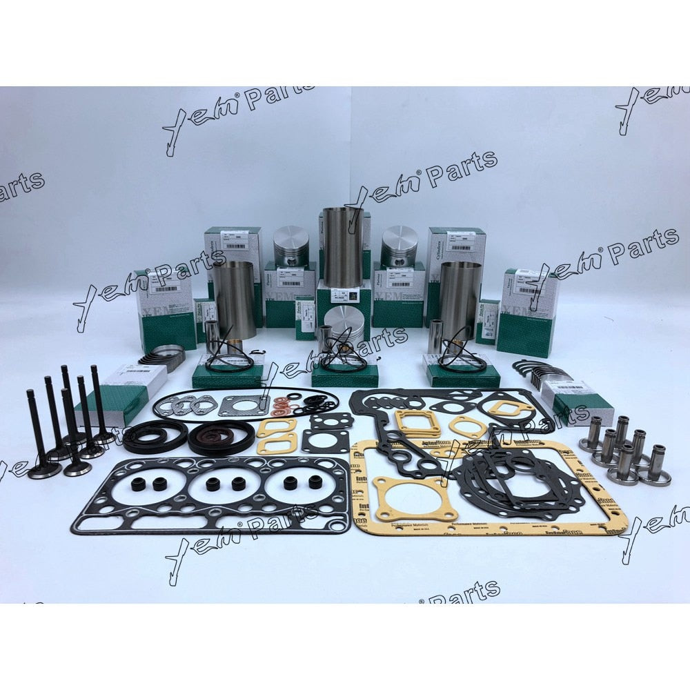 YEM Engine Parts Rebuild Kit For Kubota D950 Engine B8200E B8200HST-D B8200HST-EF2000 F2100 For Kubota