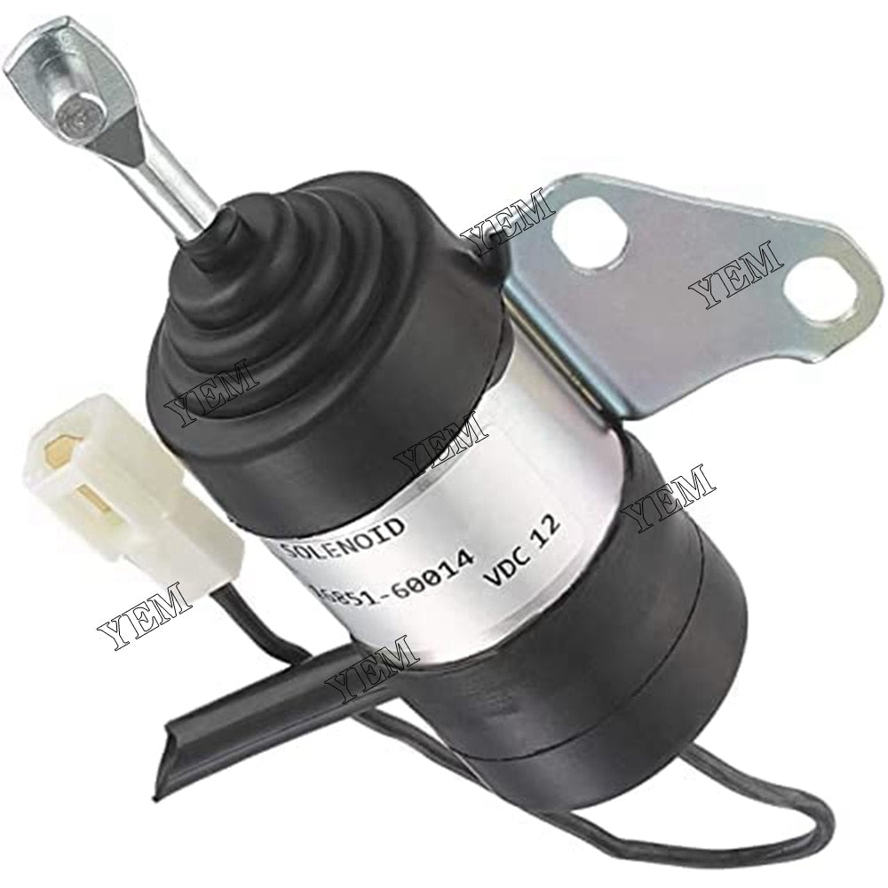 YEM Engine Parts Fuel Shut Off Solenoid 16851-60014 052600-4531 16851-60015 For Kubota BX2360 For Kubota