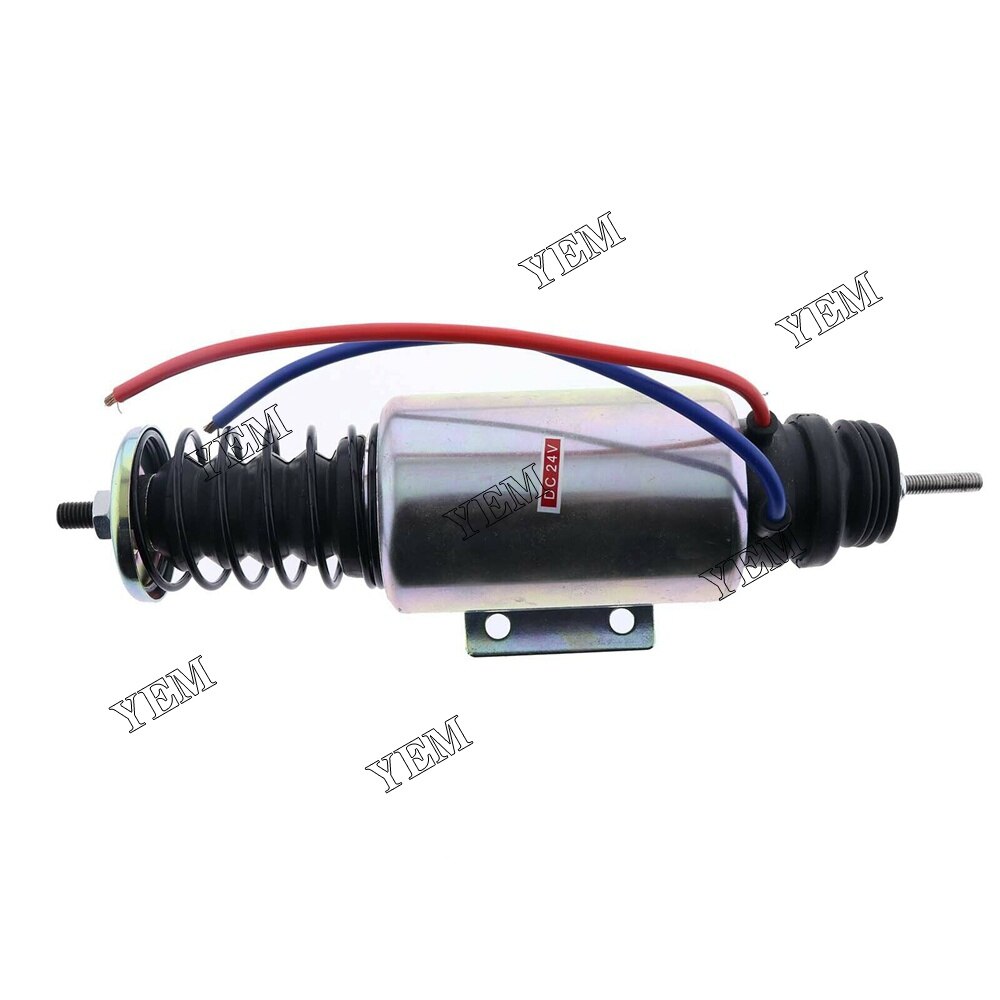 YEM Engine Parts 24V Solenoid 98417602 For New For Holland Fiat For Hitachi Excavator FH120 FH200 FH400 For Hitachi