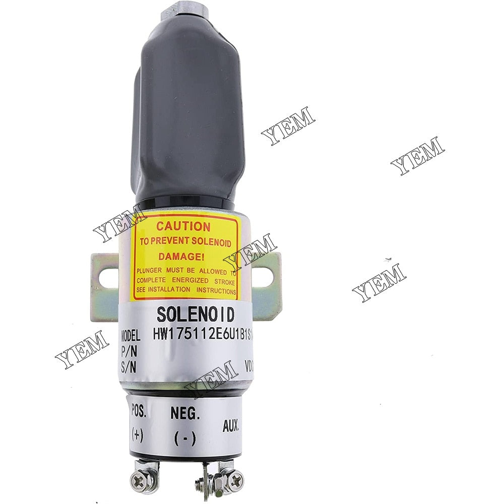 YEM Engine Parts 1700-2530 1751-12E6U1B1S1A Stop Solenoid Valve For Woodward Shutdown Engine For Other