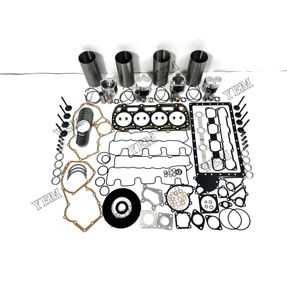 competitive price Engine Overhaul Rebuild Kit Liner Piston With Gasket Bearing Valve Set For Shibaura N844 excavator engine part YEMPARTS