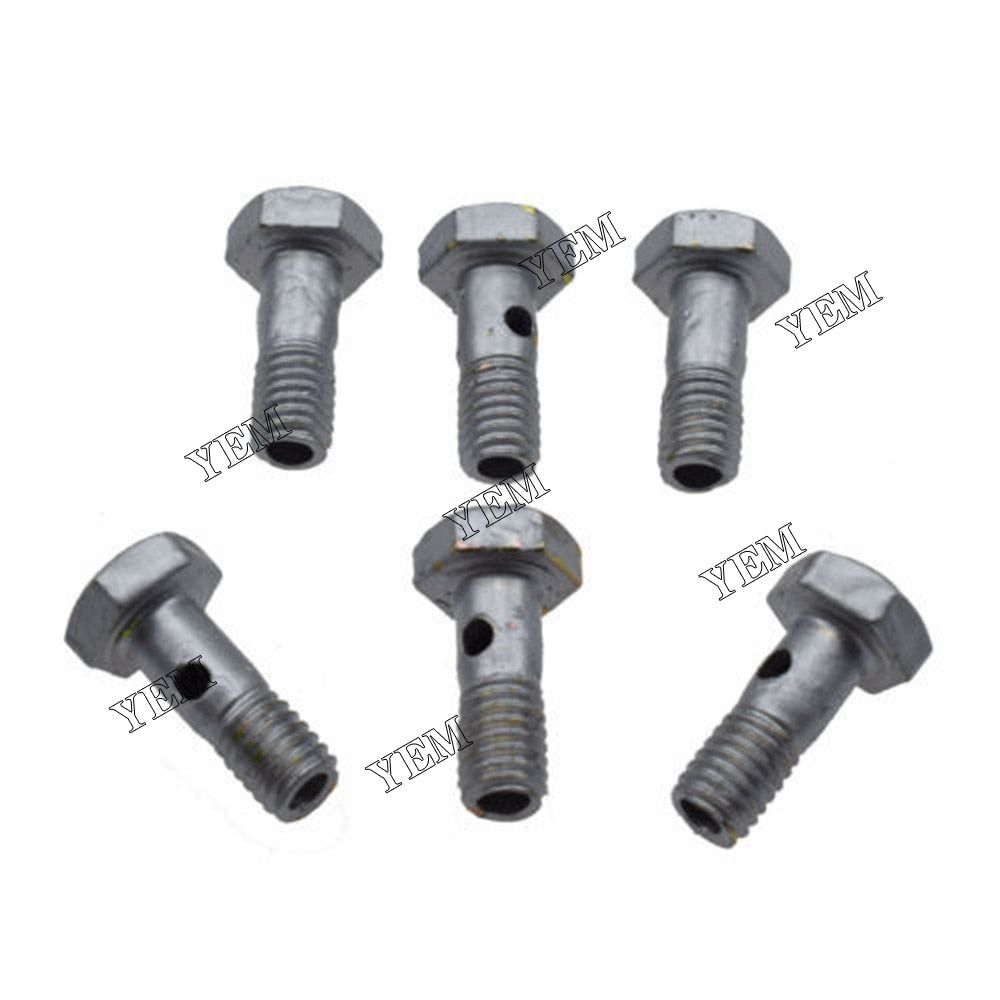 YEM Engine Parts 3905307 Fuel Return Line Banjo Bolt Screw Set For 89-98 For Cummins Dodge 6BT 5.9 For Cummins