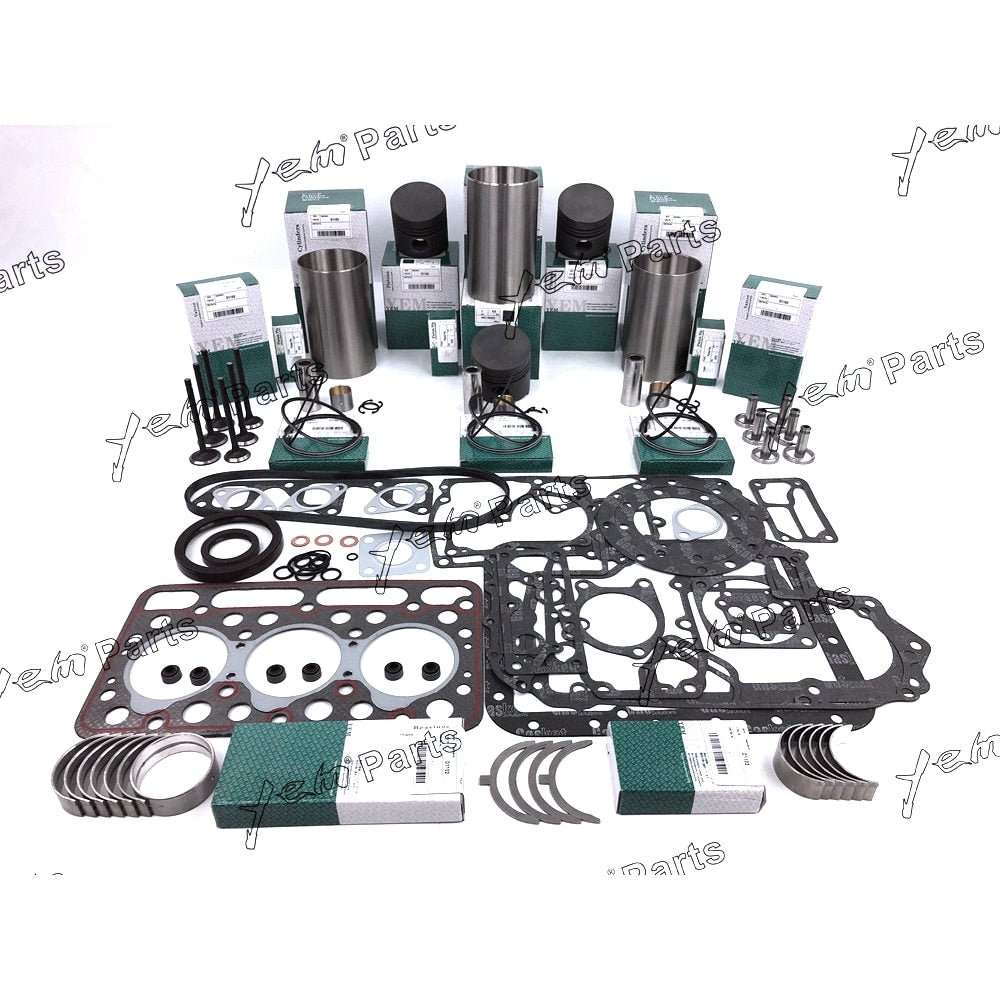 YEM Engine Parts D1102 Overhaul rebuild kit For Kubota L2050DT L235DT L2350 L235F tractor Engine For Kubota