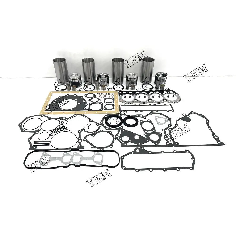 1 year warranty For Mitsubishi Engine Overhaul Kit With Piston Rings Liner Cylinder Gaskets S4S engine Parts YEMPARTS