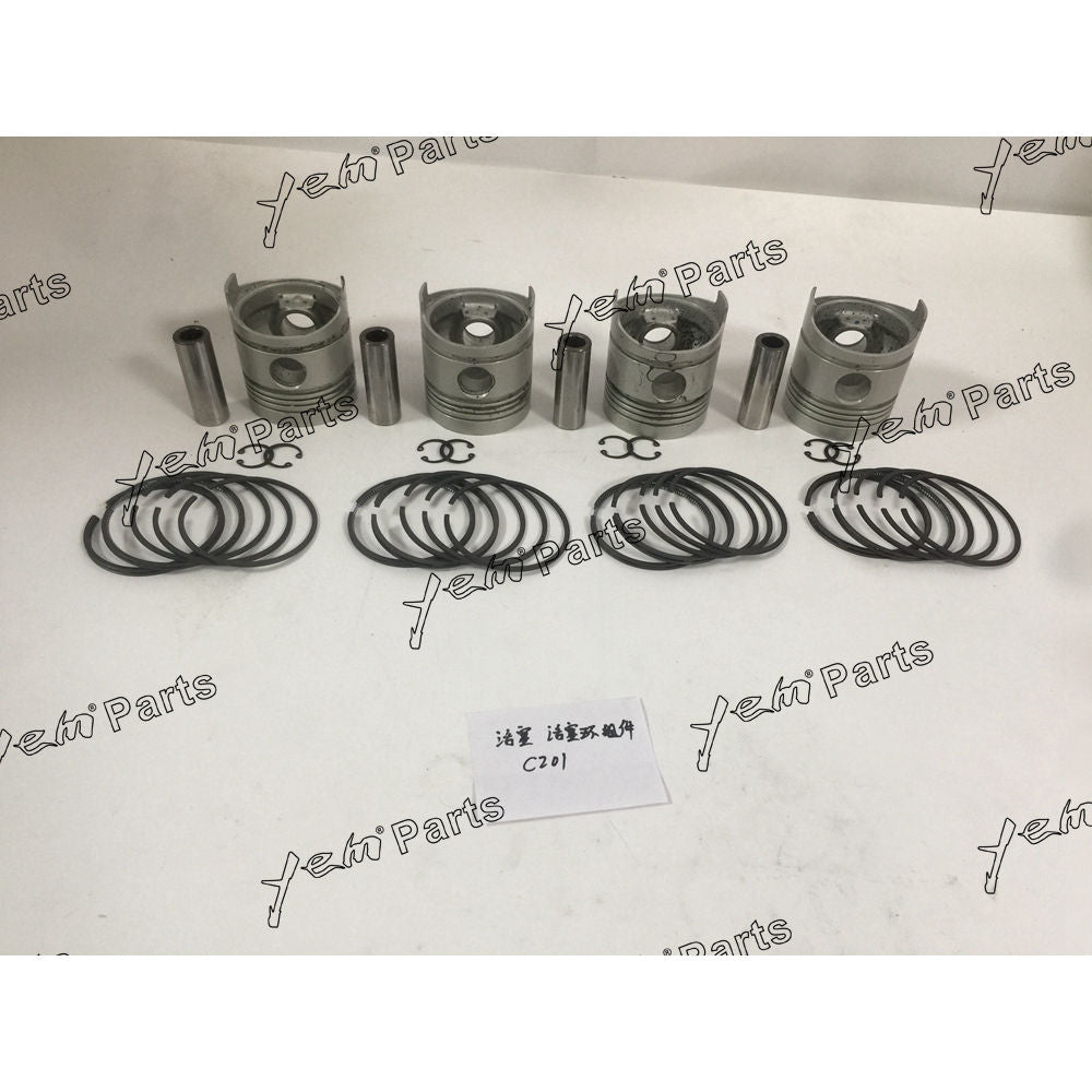YEM Engine Parts STD Piston Kit 11-5900 115900 For Thermo King For Isuzu D2.2 D201 with Piston Ring For Isuzu