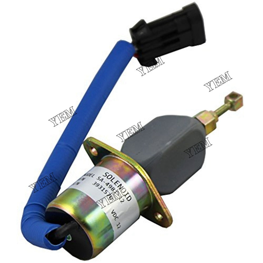 YEM Engine Parts FUEL SHUTOFF SOLENOID For 94-98 DODGE RAM Pickup SA-4981-12 CUMMINS DIESEL 5.9L For Cummins