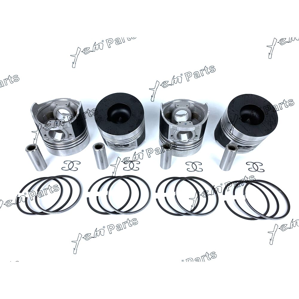 YEM Engine Parts Piston + Ring Kit Set STD 109mm For Kubota V4300 (16132-21110) Engine Parts For Kubota