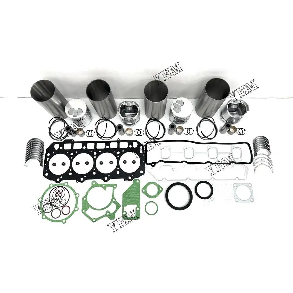 1 year warranty For Yanmar Repair Kit With Overhaul Gasket Set Piston Rings Liner Bearings 4D94E engine Parts YEMPARTS