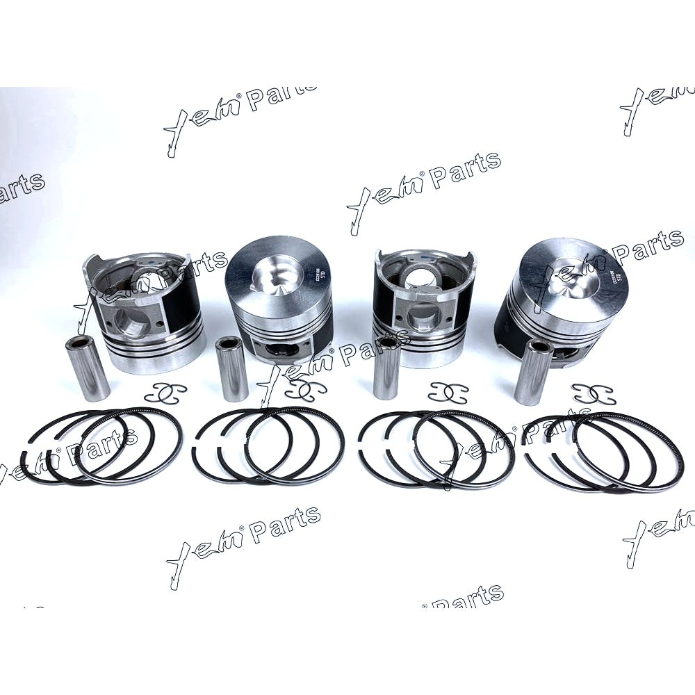 YEM Engine Parts Piston + Ring Kit Set STD 105mm For Kubota V4000 (15451-21110) Engine Parts For Kubota