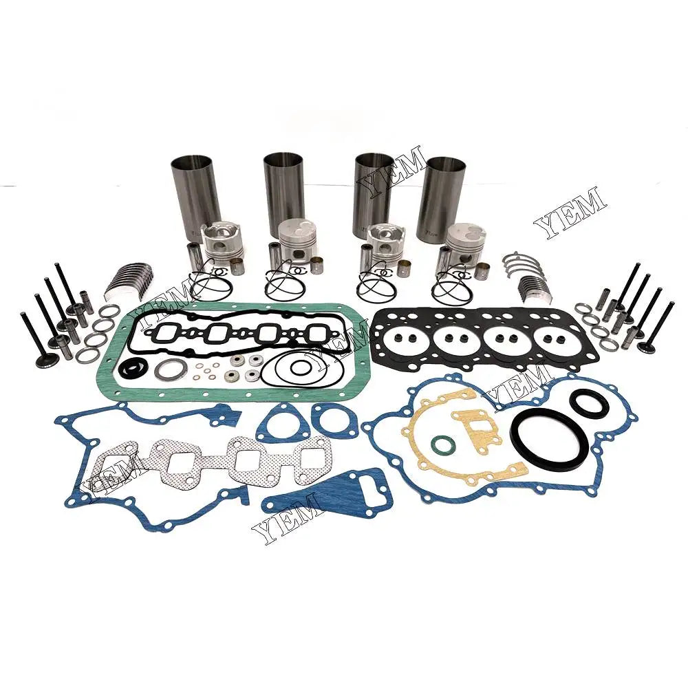 1 year warranty For Toyota Overhaul Repair Kit With Cylinder Gasket Set Piston Rings Liner Bearing Valves 1DZ-3 engine Parts YEMPARTS