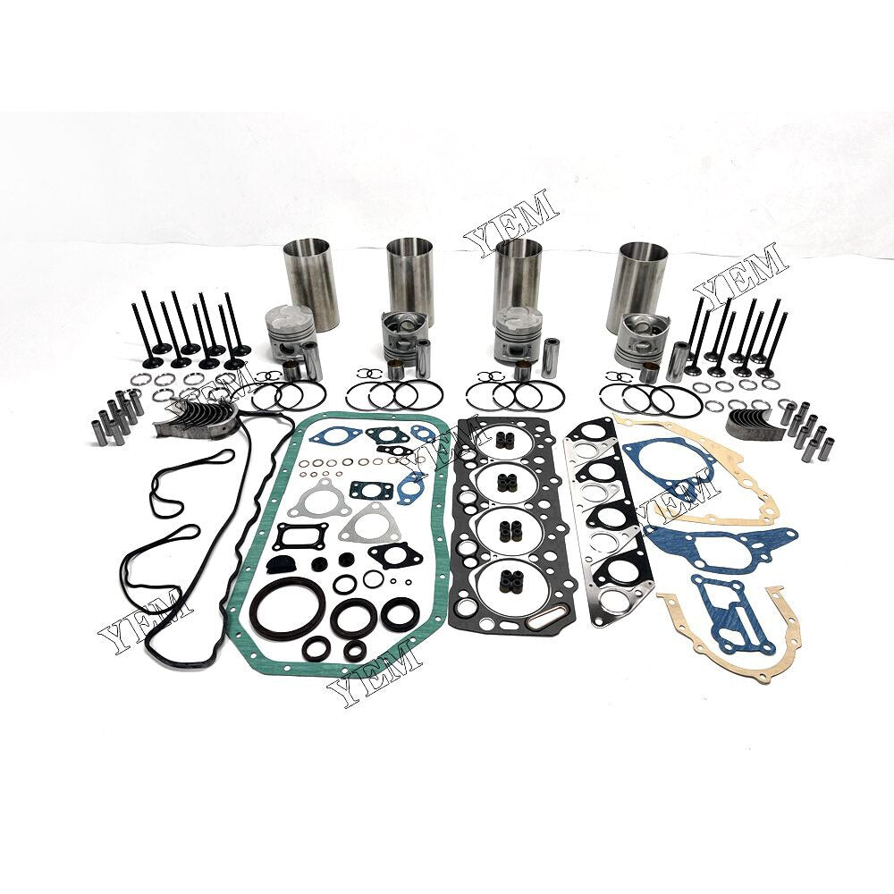 yemparts 4D56T Overhaul Rebuild Kit With Gasket Set Bearing&Valve Train For Mitsubishi Diesel Engine FOR MITSUBISHI