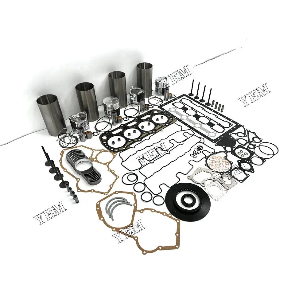 competitive price Engine Rebuild Kit With Engine Gasket Set Bearings Valve For Perkins 404C-22T excavator engine part YEMPARTS