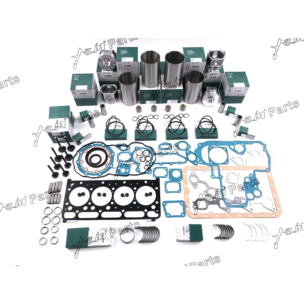 YEM Engine Parts V2403 V2403MDI V2403-M-DI-E3B Overhaul Rebuild Kit Part For Kubota Engine Bobcat For Kubota