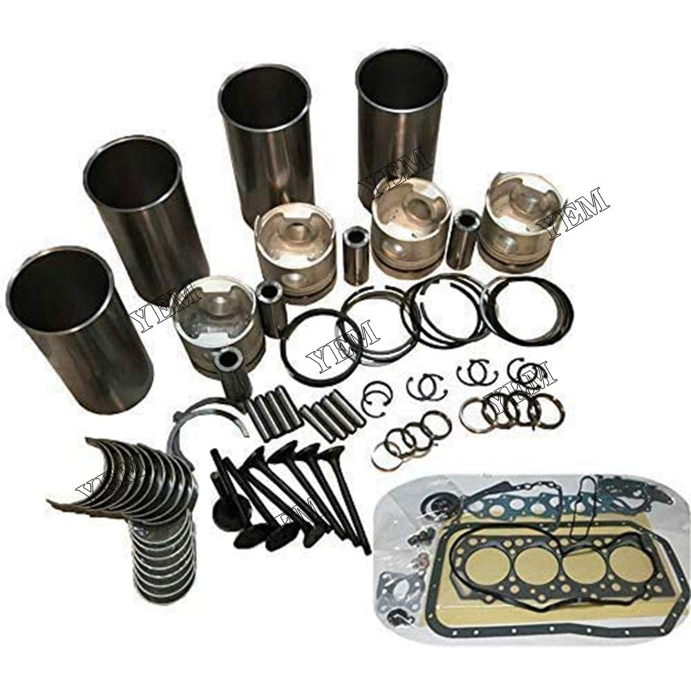 YEM Engine Parts Overhaul Rebuild Kit For Kubota V2203DI Engine +0.25 +.25 Size For Kubota