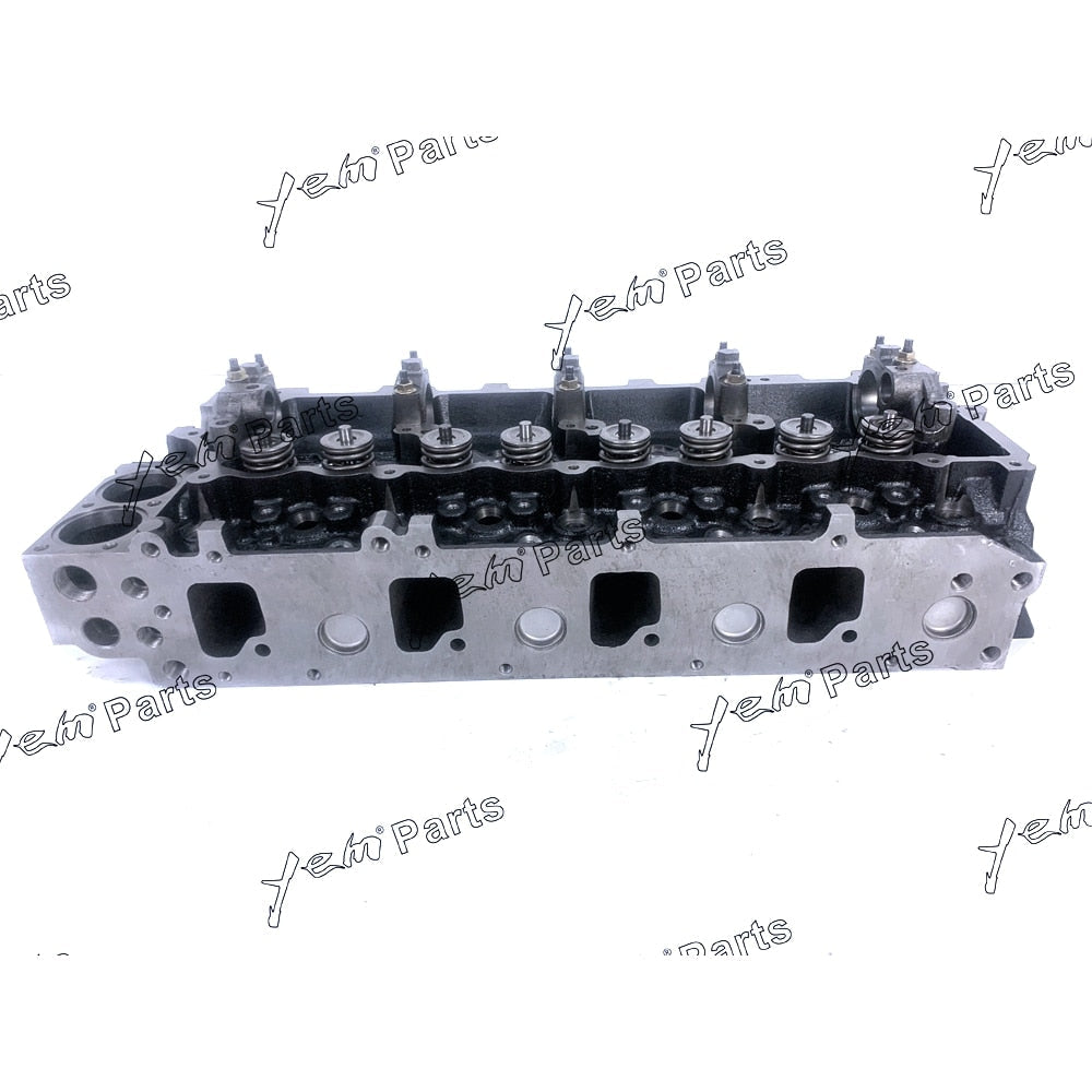 YEM Engine Parts Complete Cylinder Head w/ valves For Isuzu NPR 4.8 4HE1 Engine 1999 - 2004 For Isuzu