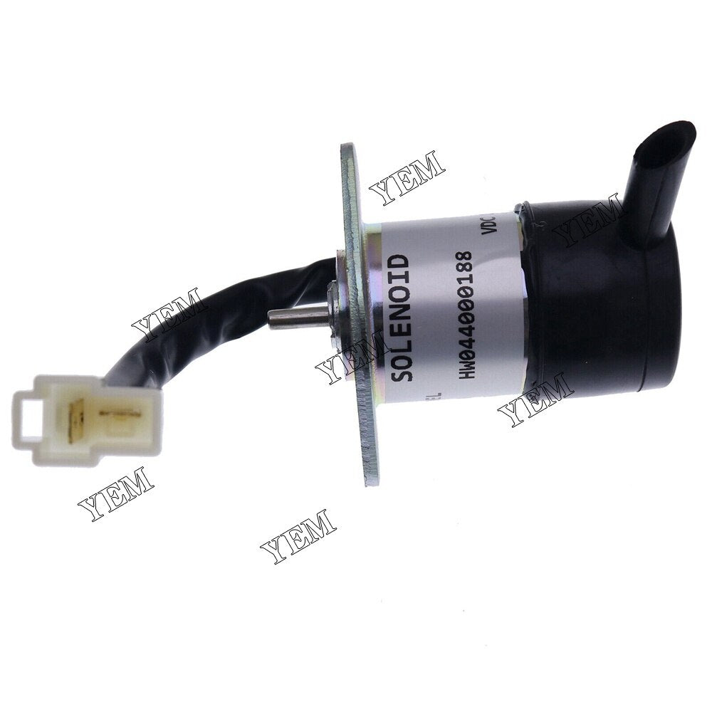 YEM Engine Parts Stop Solenoid 16271-60010 For Kubota R310 BX23D BX2200D ZD28 D1105 Mower For Kubota