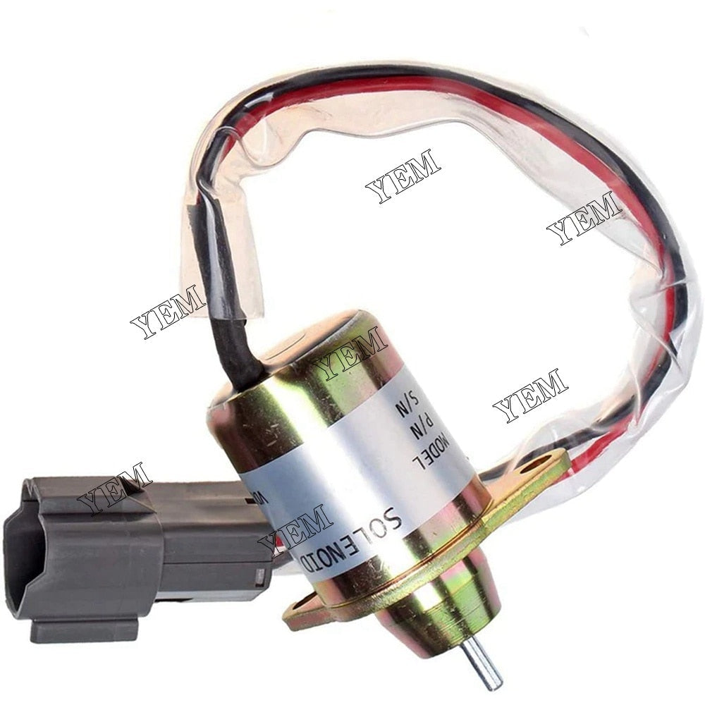 YEM Engine Parts 24V Fuel Shutoff Solenoid 129612-77940 For Yanmar 4TNV98 4TNV94 TB235 3TNV88 For Yanmar