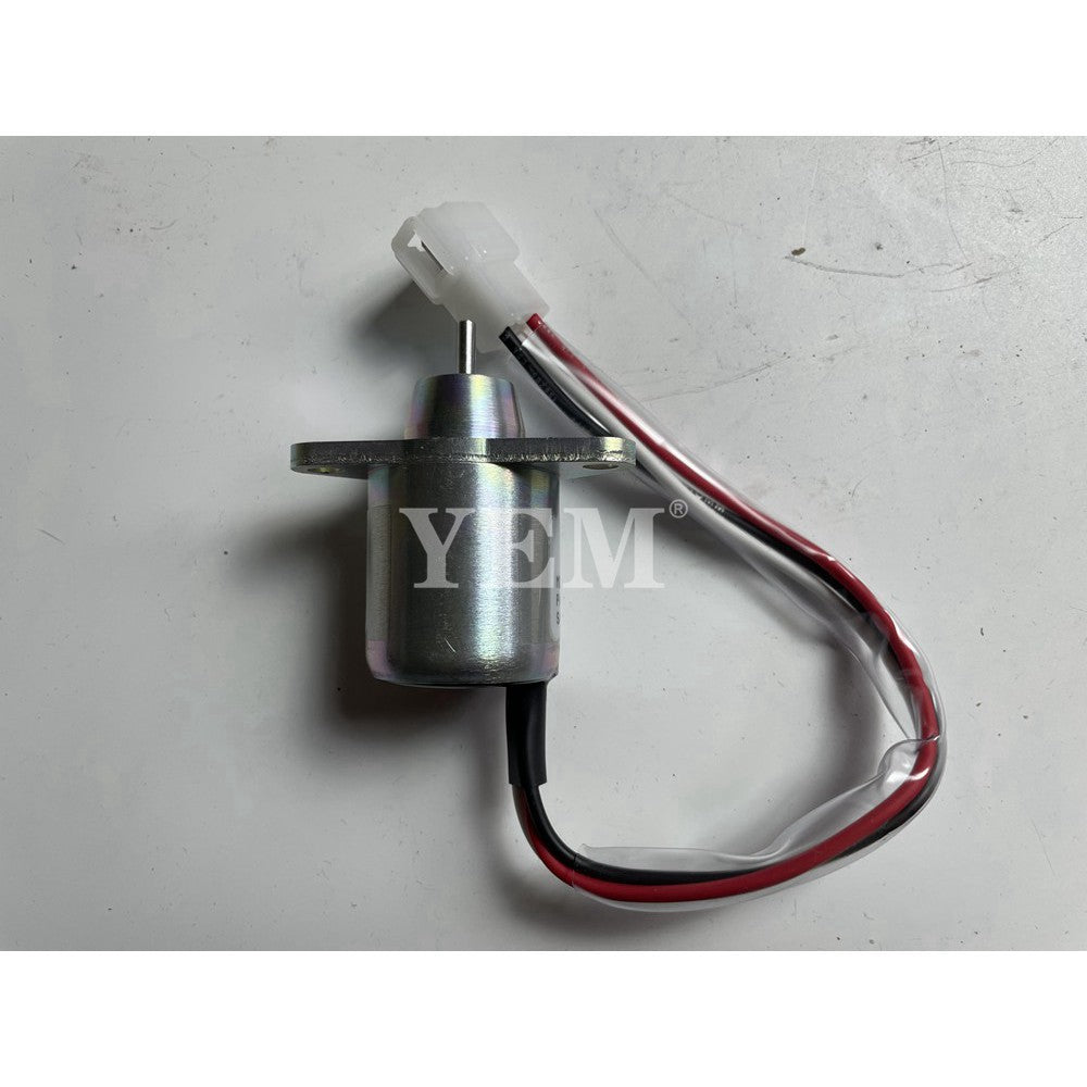 SHUTDOWN SOLENOID 119653-77950 12V FOR YANMAR 4TNV94 DIESEL ENGINE For Yanmar