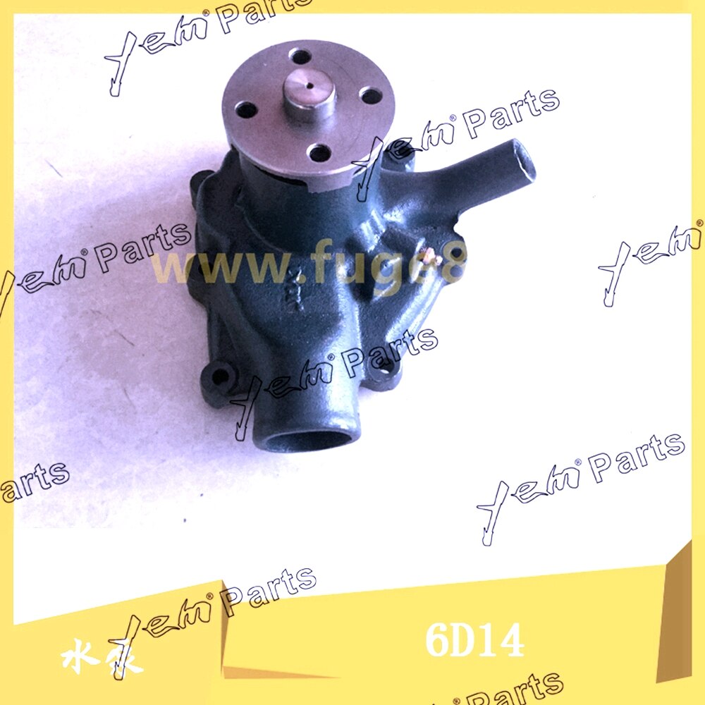 YEM Engine Parts WATER PUMP For Mitsubishi 6D14A 6D14 Engine ForKLIFT EXCAVATOR ME996801 For Mitsubishi