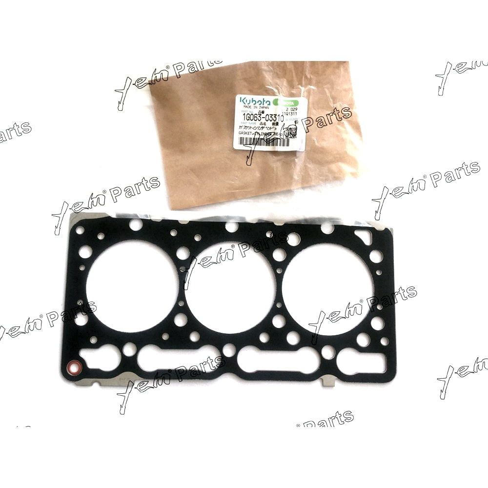 YEM Engine Parts Cylinder Head Gasket Metal For Kubota, 1G063-03310, D1105, D1305 For Kubota