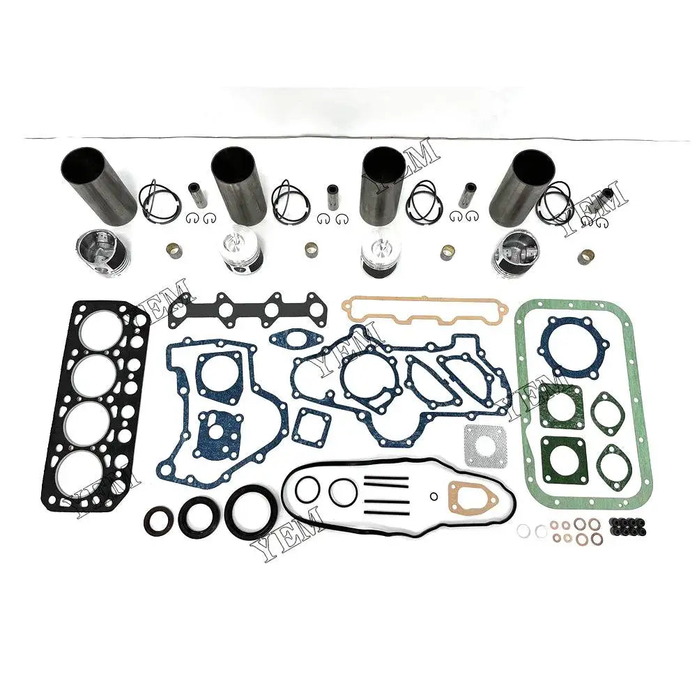 4X High performanceOverhaul Kit With Gasket Set For Mitsubishi K4E-DI Engine YEMPARTS