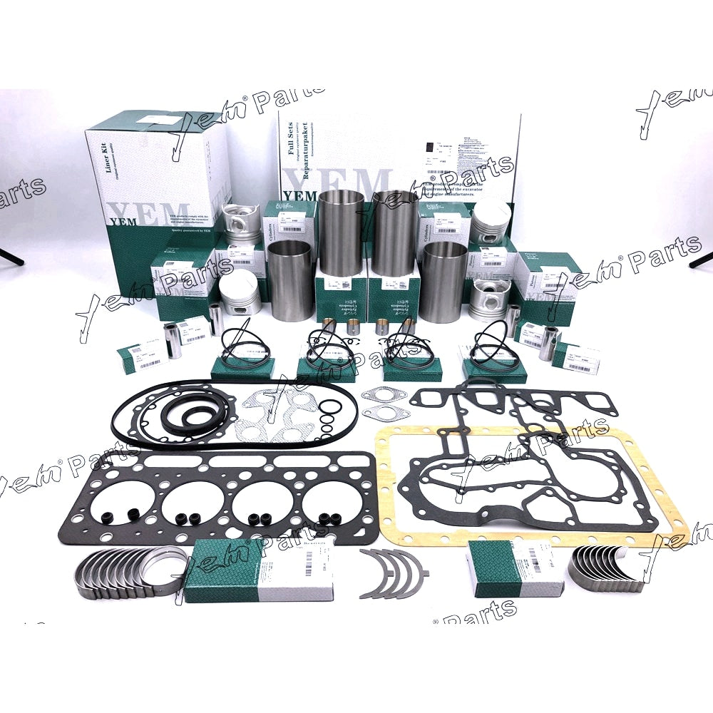 YEM Engine Parts Overhaul Engine Rebuild Kit & cylinder liner For Kubota V1903 For Kubota