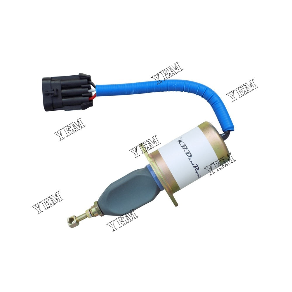 YEM Engine Parts FUEL SHUT OFF SOLENOID For Cummins 5.9L 8.3L ForD FREIGHTLINER 2.5 bolt For Cummins