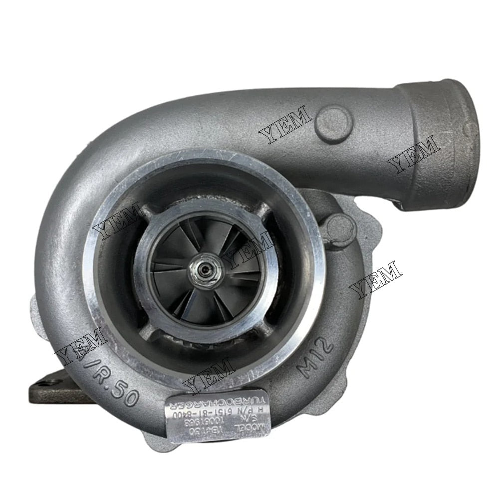 YEM Engine Parts For Komatsu PC300-3 PC300LC-3 Engine S6D125-1 TB4130 Turbocharger 6151-81-8400 For Komatsu