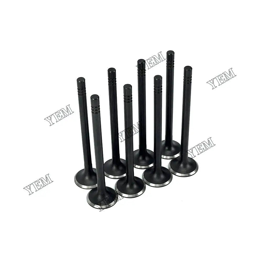 4X Part Number 22212-4A061 Exhaust Valve For Hyundai D4CB Engine YEMPARTS