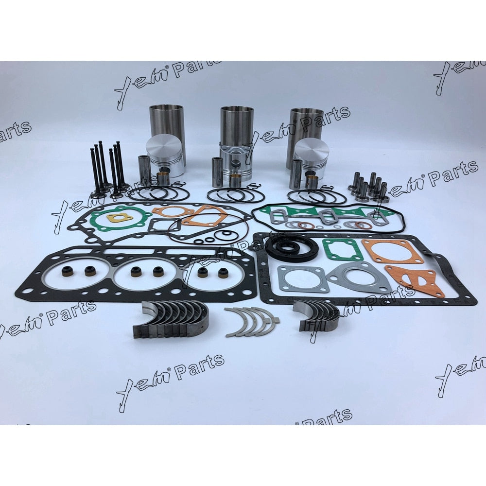 YEM Engine Parts 3D84-1 3D84 Overhaul Rebuild Kit For Komatsu Engine PC20-6 PC25-6 PC30-6 PC30-1 For Komatsu