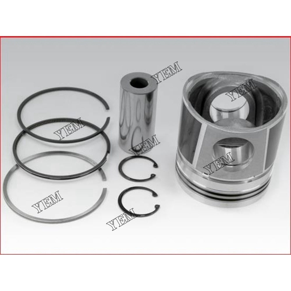 YEM Engine Parts Piston & Rings Set STD 3802248 C3802248 For Cummins 6BTA 5.9 Engine For Cummins