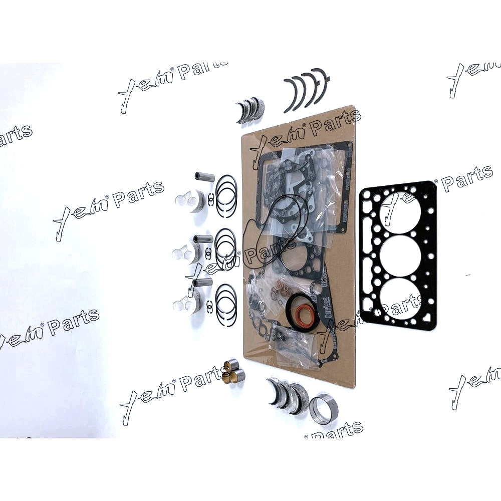 YEM Engine Parts Piston ,Full Gasket, Bearing, Rings, Bush, Thrust Washer For Kubota D722 Engine For Kubota