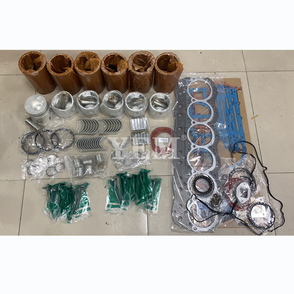 CYLINDER LINER KIT WITH GASKET SET BEARING&VALVE TRAIN FOR MITSUBISHI 6D14 DIESEL ENGINE For Mitsubishi