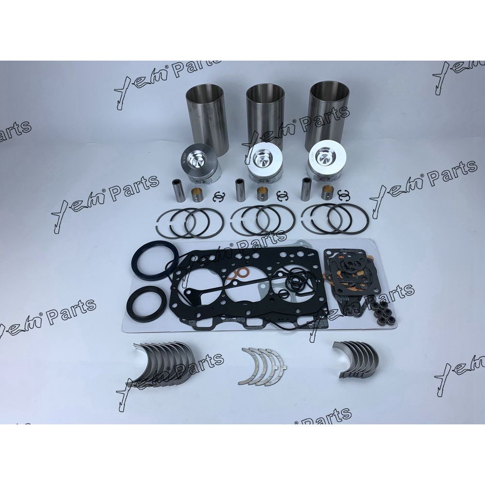 3D82 REBUILD REPAIR KIT PISTON PISTON RING GASKET SET FOR YANMAR DIESEL ENGINE PARTS For Yanmar