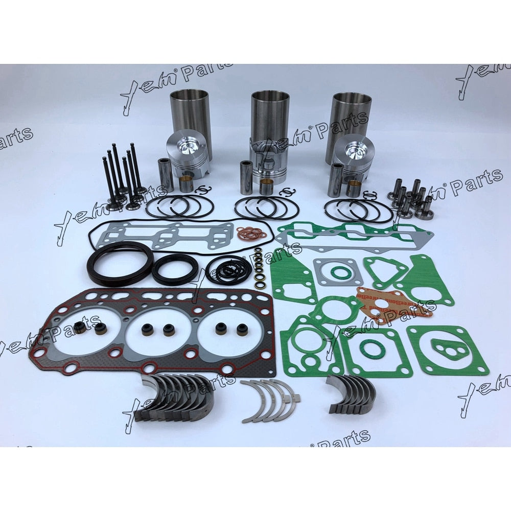 3D84-2 OVERHAUL KIT REBUILD KIT PISTON,PISTON RING,LINER,METAL BEARING,BUSHING FOR YANMAR DIESEL ENGINE PARTS For Yanmar