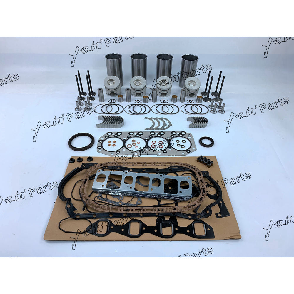 4JA1 CYLINDER LINER KIT WITH GASKET SET BEARING&VALVE TRAIN FOR ISUZU DIESEL ENGINE PARTS For Isuzu