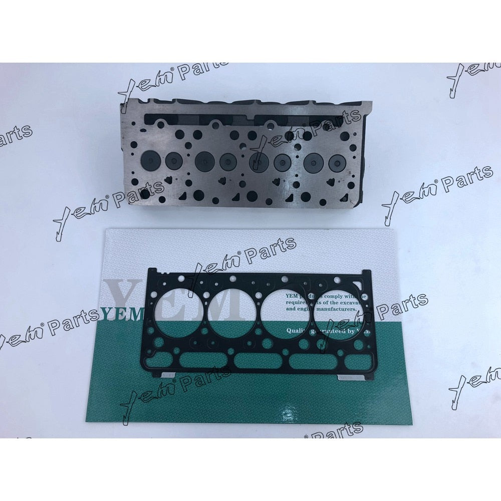 V2203 CYLINDER HEAD ASSEMBLY WITH VALVE NEW TYPE + CYLINDER HEAD GASKET FOR KUBOTA DIESEL ENGINE PARTS For Kubota