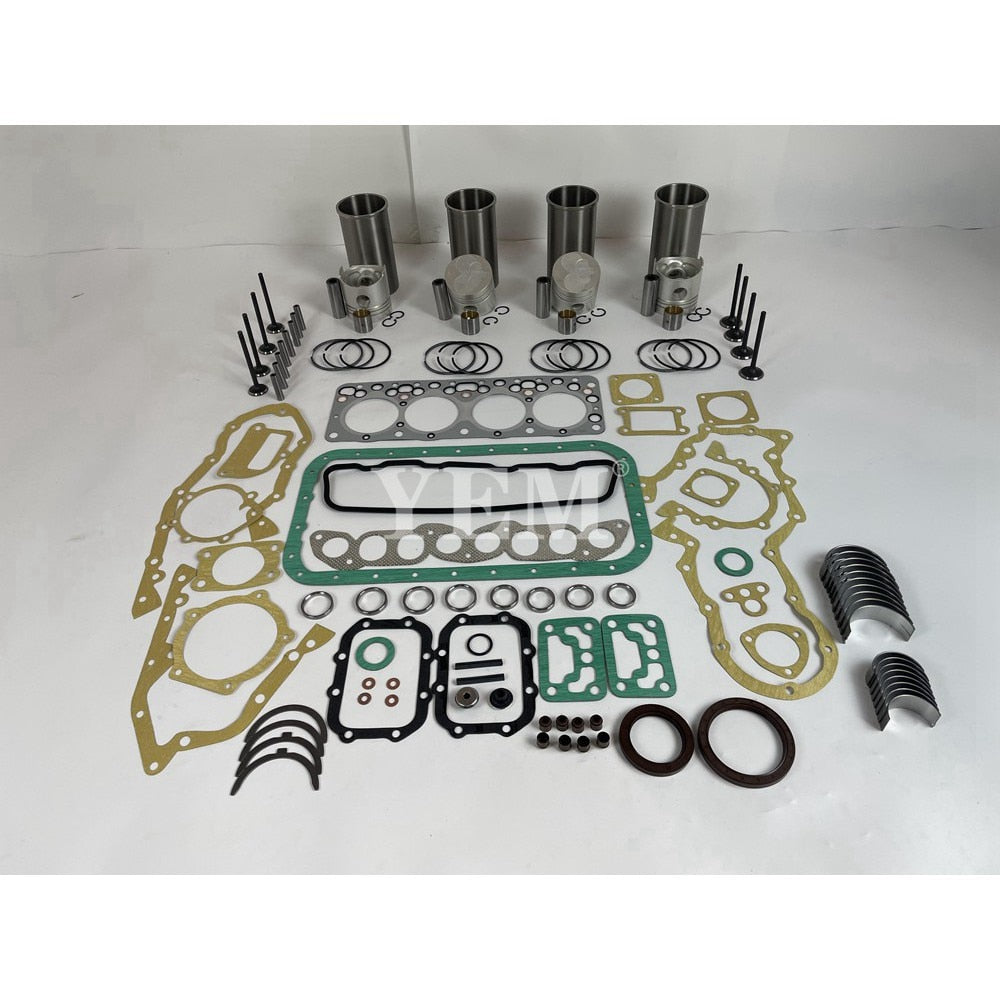 SD25 CYLINDER LINER KIT WITH GASKET KIT & ENGINE BEARING THRUST WASHER VALVE WITH GUIDE FOR NISSAN DIESEL ENGINE PARTS For Nissan